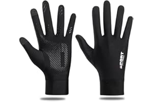 Summer Protection Gloves, Non Slip Touchscreen Gloves for Men Women Breathable for Driving Cycle Riding Climbing Golfing Work