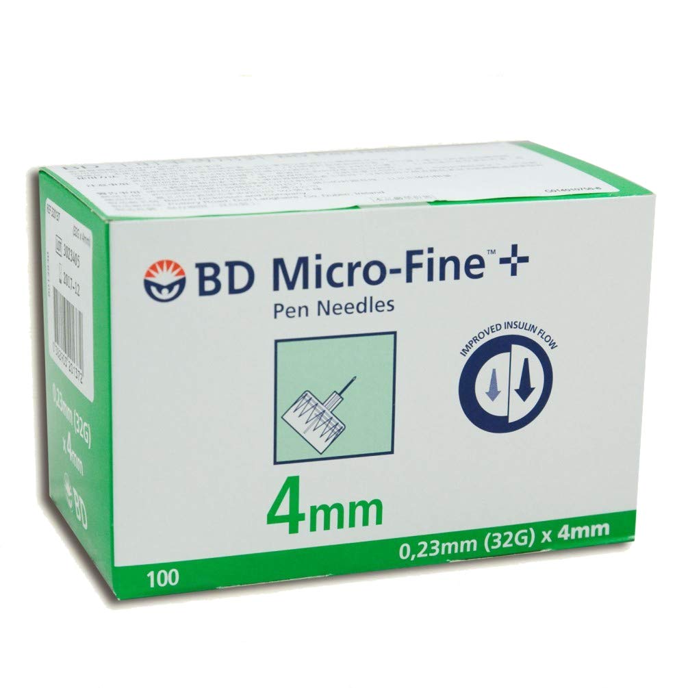 MedtFine Insulin Pen Needles (32G 4mm) Health & Personal Care