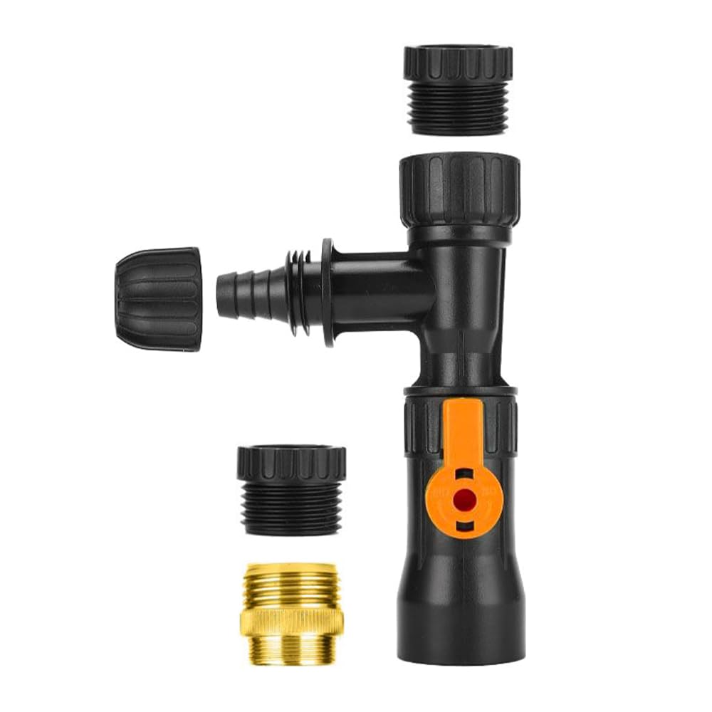 Namvo Convenient Aquarium Water Changer with 2 Adapters for Various Faucet Sizes