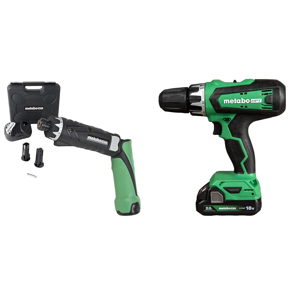 Bundle of Metabo HPT 3.6V Cordless Screwdriver Kit