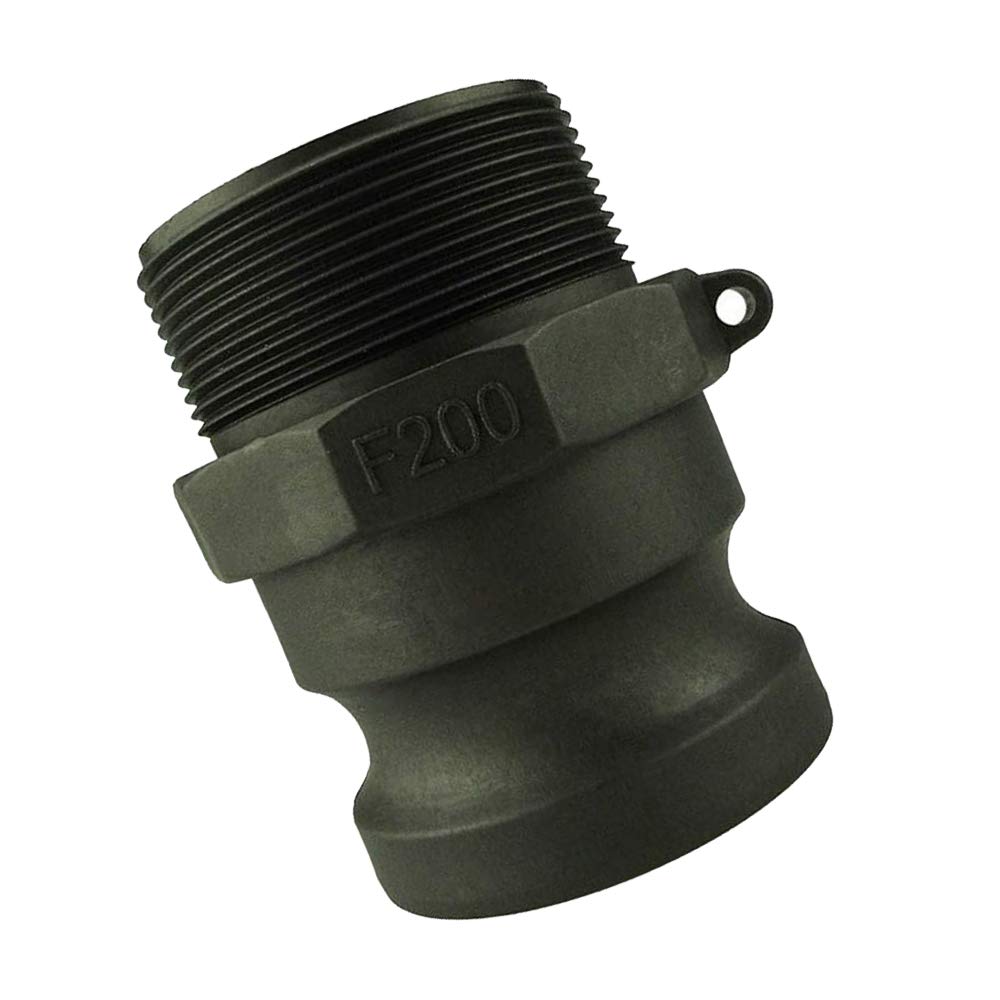 MACHSWON 1Pcs IBC Water Tank Garden Hose Connector Type F 2" Camlock Coupling Fitting for Agricultural Garden Kitchen Taps