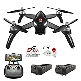 Teeggi MJX Bugs 5W B5W GPS FPV RC Drone with Camera Live Video GPS Smart Return Quadcopter with 5G 1080P HD WiFi Camera and Follow Me Altitude Hold Headless Mode Track Flight Point of Interest Flying