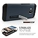 Spigen Slim Armor HTC One M9 Case with Kickstand and Air Cushion Technology Hybrid Drop Protection for HTC One M9 2015 - Metal Slate