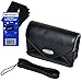 HeroFiber Nikon Leather Like Carrying Case with Wrist Strap for Nikon Coolpix S4100, S4200, S4300, S5300, S6100, S6200, S6300, S6800 & S7000 Cameras Ultra Gentle Cleaning Cloth