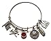 Kit's Kiss Firefighter Bracelet Fireman Gift Fire Mom Wife Jewelry Fire Extinguisher Charm Firefighter Bangle Bracelet