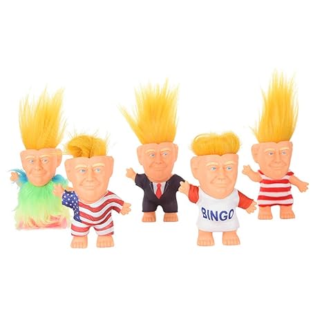 EDTara Silicone Trump Carton Doll (Deliver at Random Style)