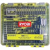RYOBI Drilling and Driving Kit (106-Piece) Set with Case