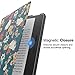 MoKo Case for All-New Kindle Oasis (9th Generation, 2017 Release) - Premium Ultra Lightweight Shell Cover with Auto Wake / Sleep for Amazon Kindle Oasis E-reader Case, Beautiful Flowers