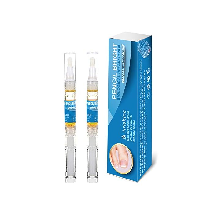 Arishine Nail Repair Pens for Toenail and Fingernail, Maximum Strength Nail Hydrates, Renews Yellow, Cracked and Split…