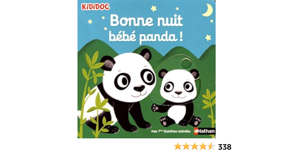 Amazon Com Bonne Nuit Bebe Panda Choux Nathalie Books