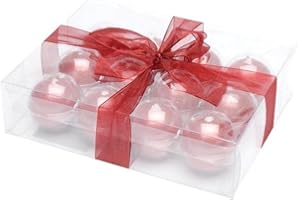 Biedermann & Sons C4521RD Metallic Ball Candles, Box of 12, Red, 1.5-Inch Diameter