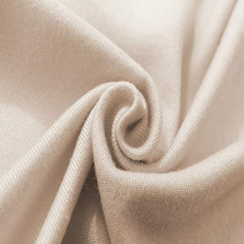 Bellonesc Cashmere Scarf Shawls for Women and Men (Cream Color)