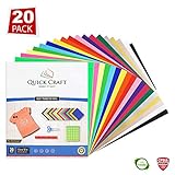 HTV Heat Transfer Vinyl Bundle: 20 Pack Assorted Colors 12