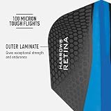 Harrows Retina Dart Flights 5 x Sets 15 Flights 100 Micron Blue UK Made view 3