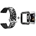 XiangMi Compatible Fitbit Ionic Bands,Soft Silicone Sport Breathable Replacement Accessories Bracelet Strap Band Ventilation Holes Compatible Fitbit Ionic Smart Fitness Watch Women Men