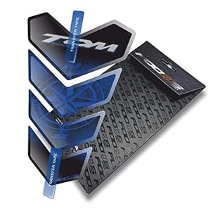Tankpad voor Yamaha TDM 850 900 Twin (Zwart/Blauw)