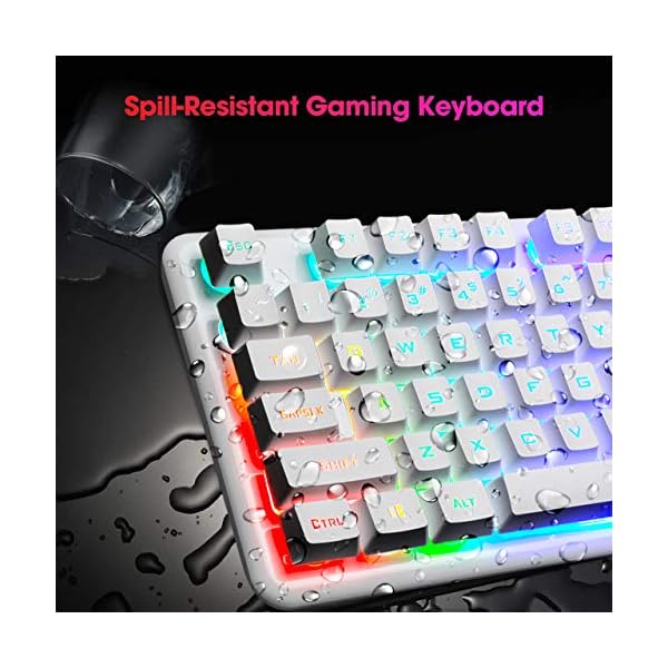 Wired-USB-Gaming-Keyboard-Mouse-Combo-Set-104-Keys-LED-Rainbow-Backlit-12-Multimedia-Keys-Gaming-Keyboard-2400DPI-6-Buttons-Optical-Mouse10-Lighting-Modes-RGB-Mice-Pad-Compatible-with-PC-Laptop-Mac Wired Gaming Keyboard and Mouse Combo, 104 Key LED Rainbow Backlight USB FN Multifunction Key Membrane Keyboard + 2400…