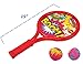 Liberty Imports Boom Ball Racquet Sports Toy Play Set - Summer Outdoor Pool Games Kids Active Fun Game with 2 Plastic Rackets and Soft Balls