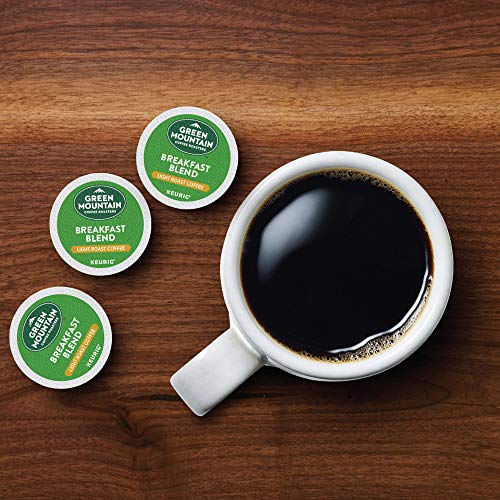 GREEN MOUNTAIN COFFEE ROASTERS BREAKFAST BLEND SINGLE-SERVE KEURIG K-CUP PODS, LIGHT ROAST COFFEE, 12 COUNT