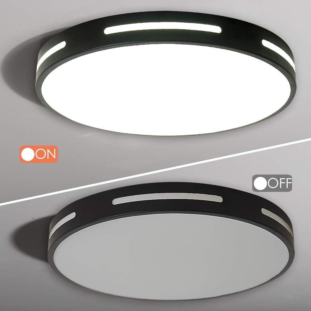Ganeed Led Flush Mount Modern Ceiling Lights Fixtures Round