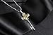 GAEA H - Lucky Clover Series Clover Key Pendant Necklace Crystals from Swarovski GHJN034