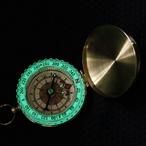 Massmall classic pocket watch style bronzing antique camping comp…