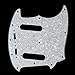 Custom 3 Ply Guitar Pickguard Fits Mustang Classic Series,4ply White Pearl