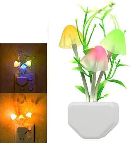 Small Wall Lamp Sense Control TOOL GADGET LED Creative Night Light Mushroom Light For Living Room Bedroom
