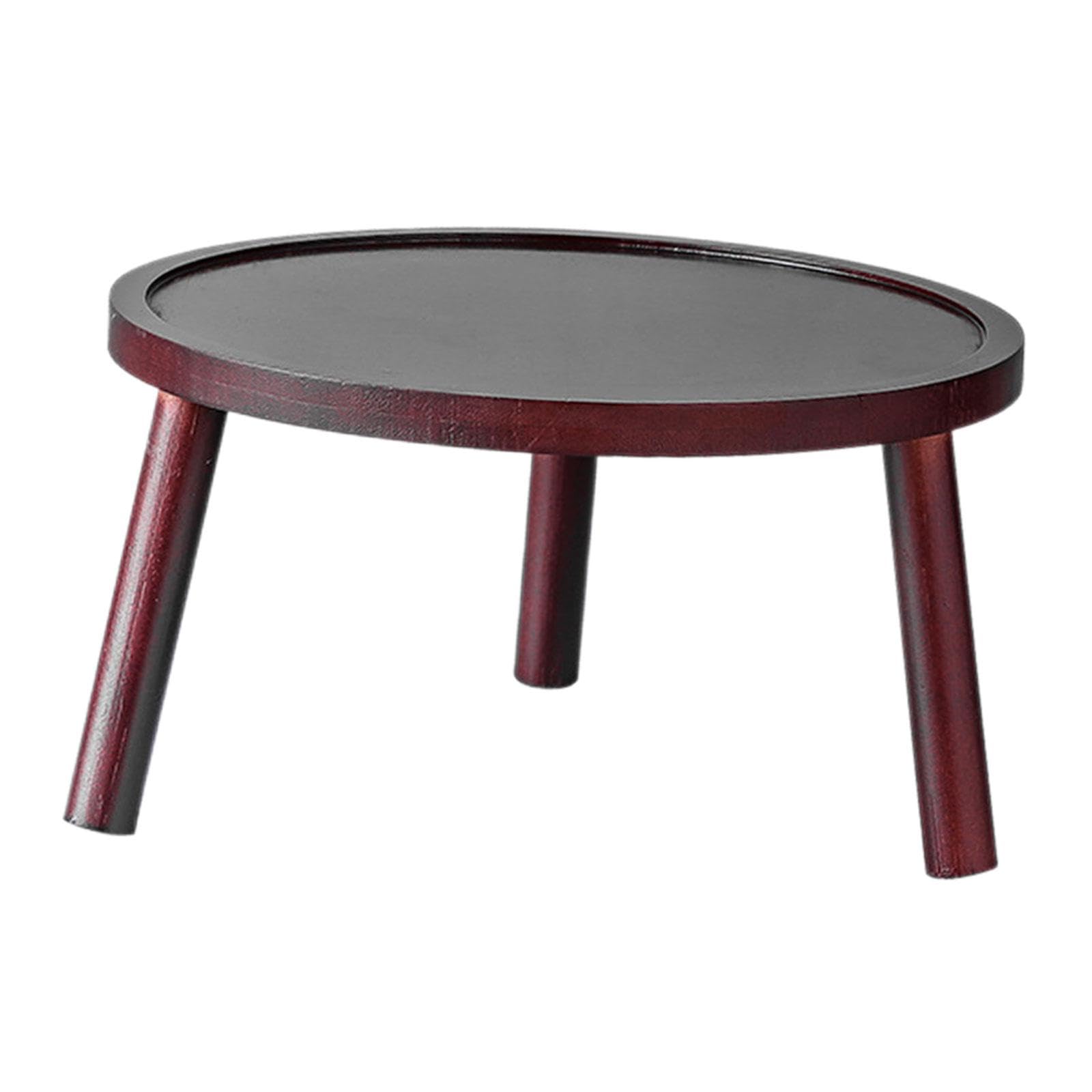 Sharplace Wooden Plant Stand Planter Holder Rack Home Flower Pots Stands Wood Plant Pot Holder for Garden Patio Dining Room Potted, Red