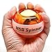NSD Power Lit Amber Spinner Gyro Ball – Grip Strengthener for Forearms, Wrist & Hands – String Start Design, Up to 15,000 RPM – Portable Wrist Trainer & Workout Equipment– Ideal for Desk Workers, Athletes & Musicians