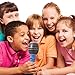 Novelty Place 12-Piece Inflatable Microphones - Assorted Colors, Giant Blow-Up Rock Star Microphones for 80s, 90s Musical Concert Party Favors (10 Inches)