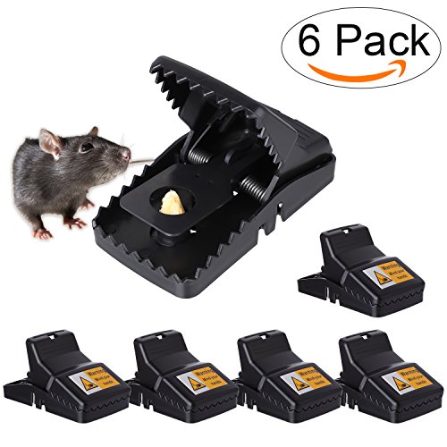 Mouse Trap, Humane Power Rodent Killer,Poseca Rat Trap Sensitive Catching Mice with 6 Pack (6 Pack, Black) Mouse Trap, Humane Power Rodent Killer,Poseca Rat Trap Sensitive Catching Mice with 6 Pack (6 Pack, Black)