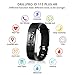 Fitness Tracker, Activity Tracker with Heart Rate Monitor and Sleep Monitor, Step Counter Pedometer Watch, IP67 Water Resistant Smart Band with 0.96''OLED Touchscreen for Kids Women and Men