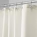 InterDesign Carlton Fabric Shower Curtain, X-Long, 72 x 96, Natural