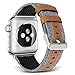 SKYLET Leather Bands Compatible with Apple Watch Band 49mm 45mm 44mm 42mm 41mm 38mm 40mm Men for iWatch Ultra SE Series 8 7 6 5 4 3 2 1, Classic Canvas Fabric Leather Straps for Women with Metal Clasp