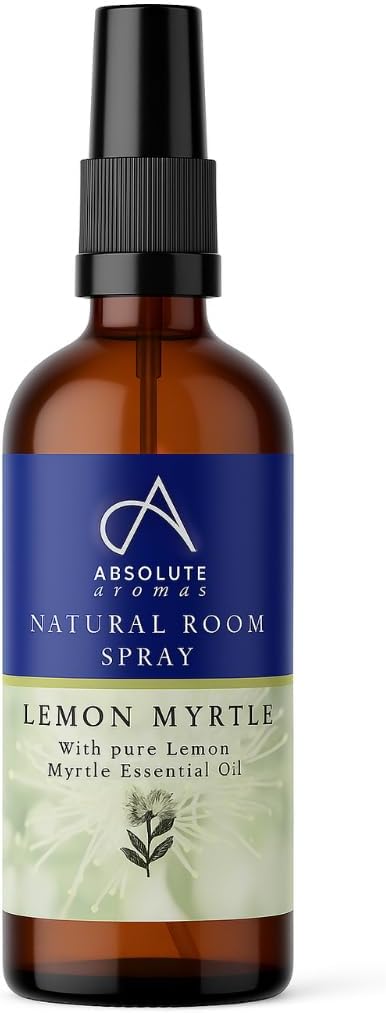 Absolute Aromas Natural Lemon Myrtle Room Spray 100ml – Pure Essential Oil