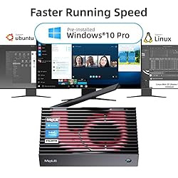 MeLE PCG35 Fanless Mini PC Windows 11 Pro J4125 8GB