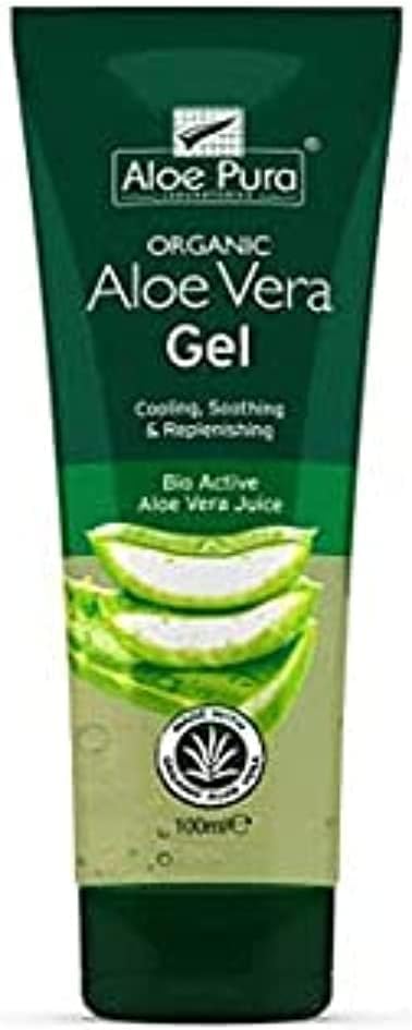 Aloe Pura Aloe Vera Skin Gel 100ml - Pure Aloe Vera Gel for Skin Care