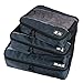 Packing Cubes Travel Organizer Mesh Bags Value Set for Durable Weekender Set