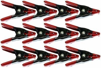 12pc 1" Mini Metal Spring Clamps Useful Hand Tools