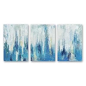 3 Panel Abstract Color Pictures Home Wall for...
