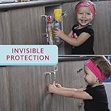 Chu-Chu Baby Safety Magnetic Cabinet, Cupboard, Drawer Door Locks for Child Proof Home - No Drill - Set of 8 - 4 Locks + 4 Latches with Magnetic Key