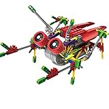LITAND Alien Toys for Kids/Robotic Building Set/Battery Powered Robotic Kits/3d Puzzles for Kids, 122 Parts (Cicada)