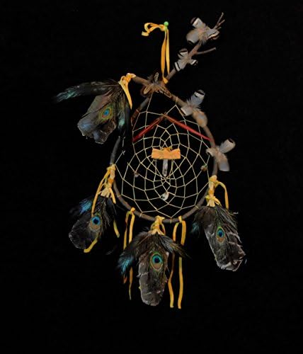Dreamcatchers, handmade by Mark Wood Willow - MWW1652 Traditional Native American Dreamcatcher