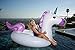 Flossy Floats Unicorn Pool Float Giant Luxury Inflatable Emoji for Kids and Adults, Thick Vinyl and Fade Resistant Dye, FastFill Valves, Unicorns Deserve a Face, Over 8.7 Feet Long, Patch Kit Included