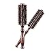 Round Barrel Hair Brush with Boar Bristle, Hairbrush for Blow Drying Curling & Straightening Short to Long Hair 2