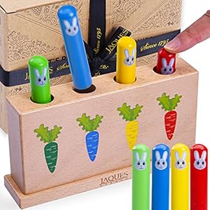 Jaques of London Wooden Toys | Bunny Pop Up Toy | Toddler Educational Game | Gifts & Toys for 1 2 3 Year Boy Girl | 12…