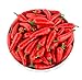 JEDFORE Simulation Artificial Lifelike Fake Vegetable Red Pepper Hot Chili for Home Kitchen Decoration 36pcs Set