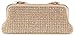 Yuenjoy Womens Dazzling Rhinestone Clutch Purse Evening Bags (Gold)