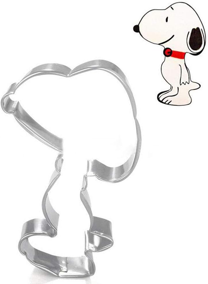CAOSAN Cookie Cutter - Stainless Steel, Snoopy Shape